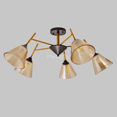 Потолочная люстра Imex MD.4250-5-S-COP+BK