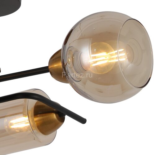 Потолочная люстра ILLUMICO IL8243-4COU-79 BK BR