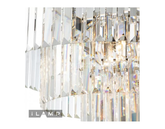 Подвесная люстра iLamp 7383/8P NICKEL