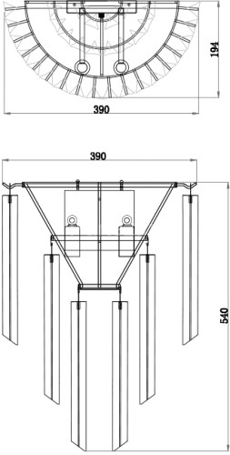 Бра Garda Decor 20MB3399-2
