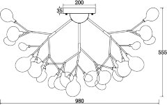 Потолочная люстра Freya FR5049CL-36W1