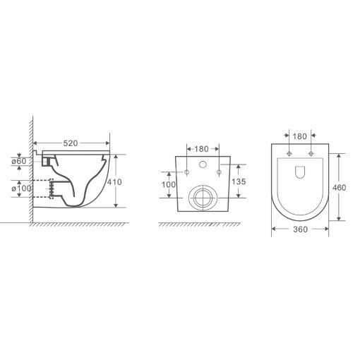 СЕТ: Инсталляция IDROSPANIA TABARCA + унитаз Azario Fora подвесной безободковый + клавиша смыва Azar