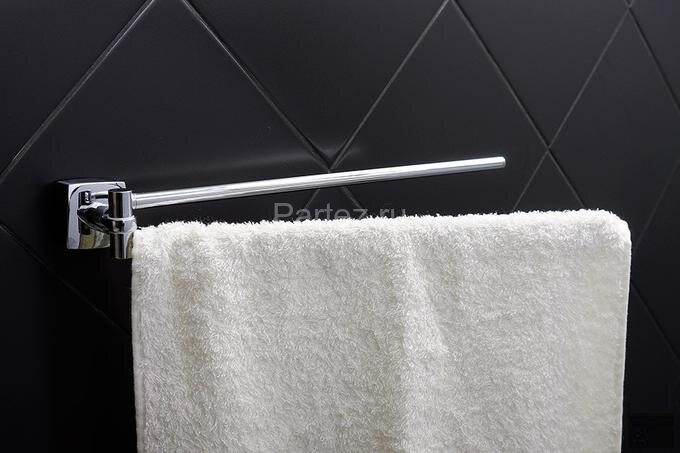 Полотенцедержатель Fixsen Kvadro рога двойные, хром (FX-61302A)