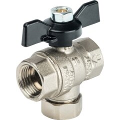 Кран шаровой с фильтром 1/2&quot; Stout