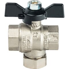 Кран шаровой с фильтром 1/2&quot; Stout