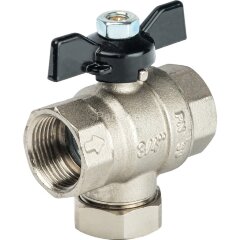 Кран шаровой с фильтром 3/4&quot; Stout