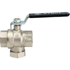 Кран шаровой с фильтром 3/4&quot; Stout