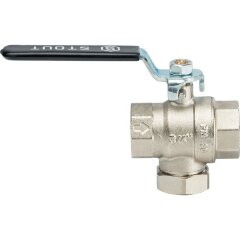 Кран шаровой с фильтром 3/4&quot; Stout