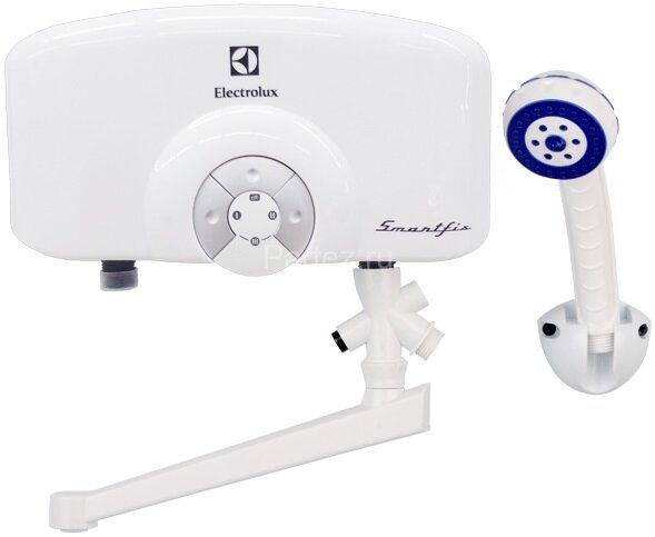 Водонагреватель электрический Electrolux SMARTFIX 2.0 TS (6.5 kW) - кран+душ