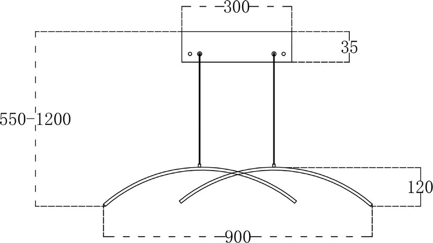 Подвесной светильник Escada 10212/S LED Black
