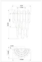 Настенный светильник Divinare 3511/17 AP-3