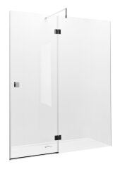 Душевая дверь Roca METROPOLIS распашная 160х195, толщина полотна 8мм универсальная, цвет профиля хром