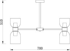 Потолочная люстра Freya FR5203PL-10CH