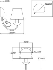 Бра Moderli V2490-1W