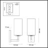 Бра Odeon Light 4990/1W