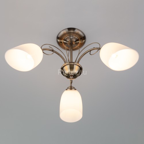 Потолочная люстра Eurosvet 30107/3 античная бронза