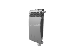 Радиатор Royal Thermo BiLiner 500 /Silver Satin VR - 4 секц.