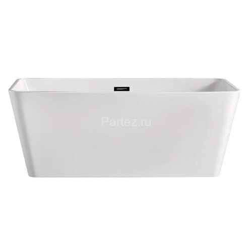 Ванна акриловая Azario LINCOLN 1690х800х580, свободностоящая, в комплекте с сифоном и металлической 