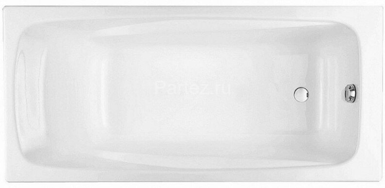 Ванна чугунная Jacob Delafon REPOS 180х85 без антискользящего покрытия, без отверстий для ручек (E29