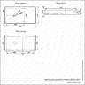 Накладная раковина melana mln-a572