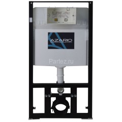 Сет AZARIO инсталляция + унитаз Teramo (квадратный) с быстросъемным сидением микролифт + клавиша см