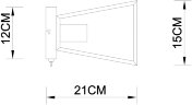 Бра Arte Lamp A8030AP-1WH
