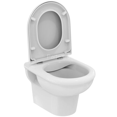 Промо-сет, состоящий из инсталляции Loranto, кнопки для инсталляции круглой белой, подвесного унитаз