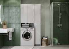 Шкаф для стиральной машины AQUATON ЛОНДРИ 60 белый глянец (1A260503LH010)