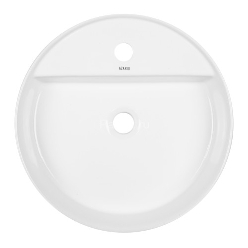 Раковина накладная Azario 450х450х110 круглая, белый глянец (AZ-3220)