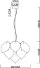 Подвесная люстра Arte Lamp A5695SP-5WH