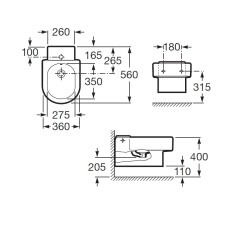 Z HAPPENING Биде подвесное, 560 мм