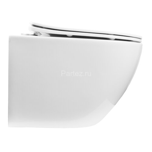 Унитаз подвесной Azario Grado 370х490х360 безободковый, с быстросъемным сидением микролифт (AZ-0046)