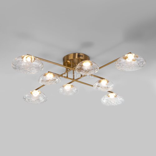 Потолочная люстра Eurosvet 50389 LED латунь