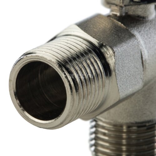 Кран шаровой угловой для стиральных машин 1/2"х1/2" Stout