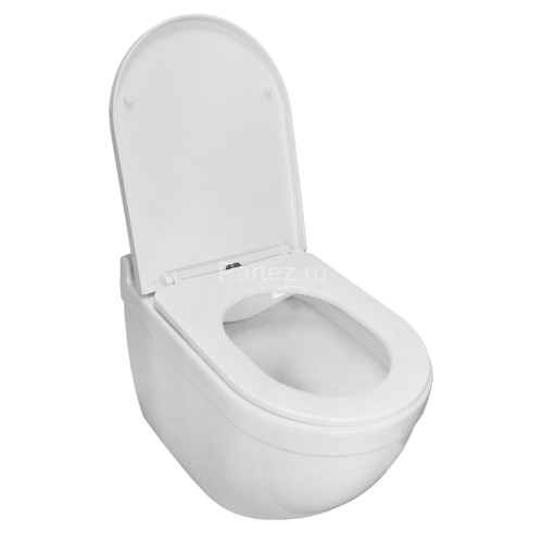 Унитаз подвесной Azario Fora 520х360х410 безободковый, с быстросъемным сиденьем микролифт (AZ-0017 E