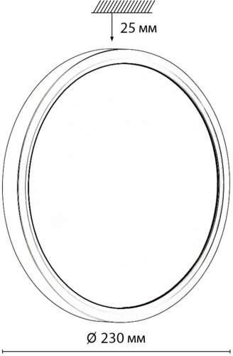 Настенно-потолочный светильник Sonex 7659/18L