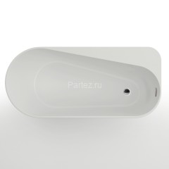 Ванна акриловая AZARIO FANO 1700х800х600 пристенная, в комплекте с сифоном и металлической рамой, пр