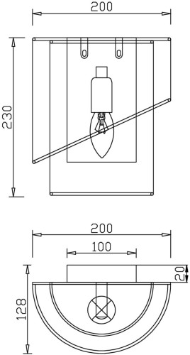 Бра Freya FR5171WL-01BS
