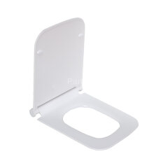2122SD сиденье для унитаза дюропласт с микролифтом, белое MELANA