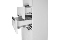 Пенал Loranto Стиль правосторонний, 400х1970х330, белый (CS00024796)