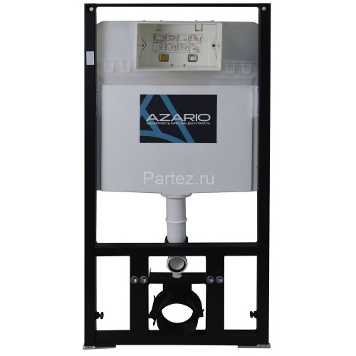 Сет AZARIO инсталляция + унитаз GENO с быстросъемным сиденьем микролифт (AZ-8010-1000+AZ-2196D)