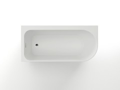 Ванна акриловая Azario LUTON 1700x800x580 пристенная, в комплекте с сифоном и металлической рамой, л