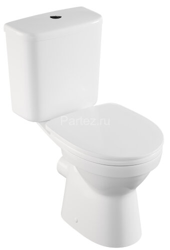 Унитаз-компакт напольный Vitra Norm Fit 355х650х780, сиденье дюроплатс с микролифтом, белый (9844B09