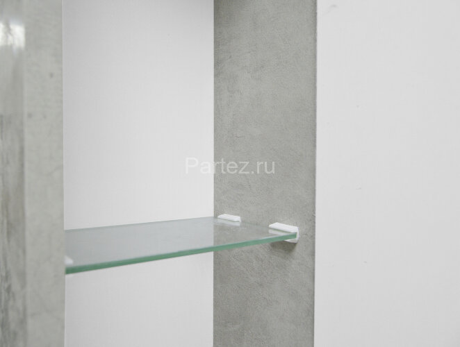 Зеркало-шкаф Loranto Florena 60 600х135х600 правый, светлый бетон (CS00086984)