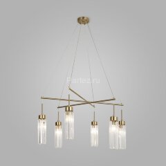 Подвесная люстра Eurosvet 60163/6 латунь