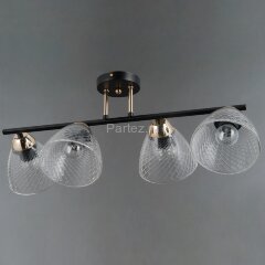 Потолочная люстра ILLUMICO IL0739-4CSQ-24 BK FGD ARIES
