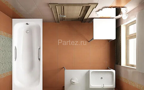 Ванна чугунная Jacob Delafon MELANIE 160x70 см с антискользящим покрытием, с отверстием для ручек,