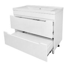 Комплект тумба Loranto Палермо 90/2Н 900х530х870 напольная с раковиной Ferazzano 90 (CS00090463)