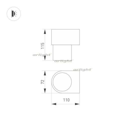 Настенный светильник Arlight 033581