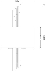 Бра Arte Lamp A5037AP-1CC